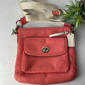 Coach Coral Pink Crossbody Swingpack